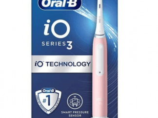 Oral-B IO Series 3 Επαναφορτιζόμενη Οδοντόβουρτσα Με Αισθητήρα Πίεσης Ροζ 1τεμ