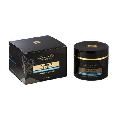 Santo Volcano Spa Augusta Μαύρο Σαπούνι Αποτοξίνωσης 100ml