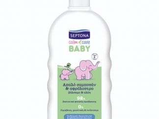 Septona Calm 'n Care Βρεφικό Σαμπουάν & Αφρόλουτρο Με Βάλσαμο & Αλόη 500ml