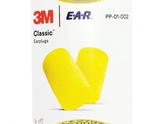 3M Classic Earplugs Κωδ PP-01-002 Ωτοασπίδες Αφρώδεις Κίτρινες 1 Ζευγάρι