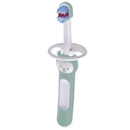 Mam Baby's Brush Βρεφική Οδοντόβουρτσα με Μαλακές Τρίχες 6m+, 1 Τεμάχιο, Κωδ 606 - Τιρκουάζ