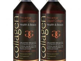 Σετ Collagen ProActive Πόσιμο Κολλαγόνο Συμπλήρωμα Διατροφής με Κολλαγόνο για το Δέρμα, Μαλλιά & Νύχια 1200ml (2x600ml) - 2 Λεμόνι