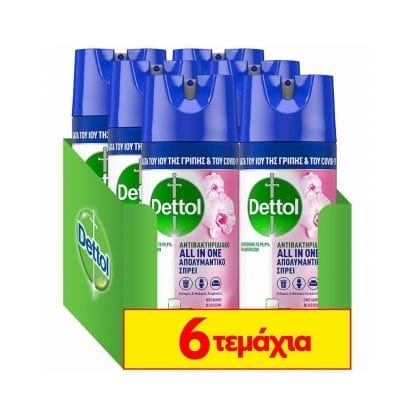 Dettol Απολυμαντικό Spray Orchard Blossom 6x400ml
