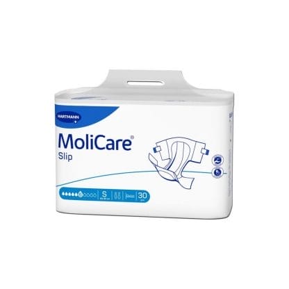 MoliCare Flash Slip Extra Plus Πάνες Ακράτειας Ημέρας Small (Περ: 60-90cm) 30τμχ