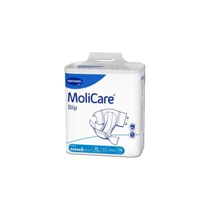 MoliCare Flash Slip Extra Plus Πάνες Ακράτειας Ημέρας Extra Large (Περ: 150-175cm) 14τμχ