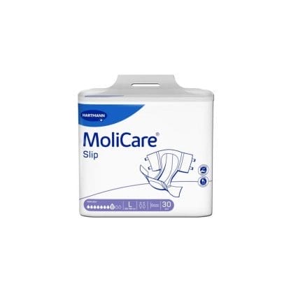 MoliCare Flash Slip Super Plus Πάνες Ακράτειας Νύχτας Large (Περ: 120-150cm) 30τμχ