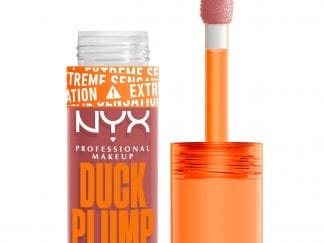 Nyx Professional Makeup Duck Plump Extreme Sensation Plumping Gloss Lip Gloss με Πικάντικο Τζίντζερ για Σαρκώδη Χείλη 7ml - 03 Nude Swings
