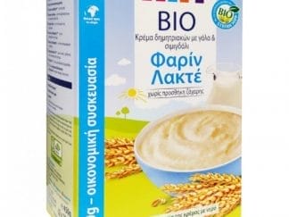 HIPP Βρεφική Κρέμα Bio Φαρίν Λακτέ Δημητριακά Γάλα & Σιμιγδάλι 6m+ 450gr