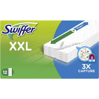 Swiffer Sweeper Ανταλλακτικά Στεγνά Πανάκια Για Το Πάτωμα XXL 12τεμ