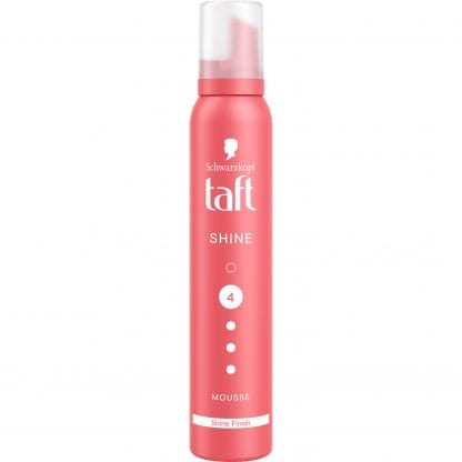 Schwarzkopf Taft Shine 4 Mousse Shine Finish Αφρός για Styling με Λαμπερό Φινίρισμα, Κατάλληλος για Όλους τους Τύπους Μαλλιών 200ml