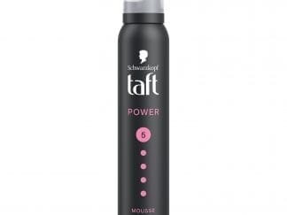 Schwarzkopf Taft Power 5 Mousse Cashmere Like Suppleness Αφρός για Ελαστικό Κράτημα, Ιδανικός για Ξηρό & Ταλαιπωρημένο Τριχωτό 200ml