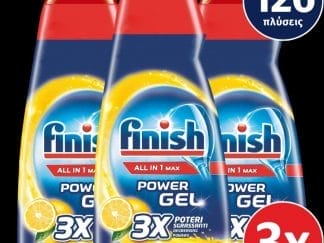 Finish Υγρό Πλυντηρίου Πιάτων Gel Lemon 940ml*3