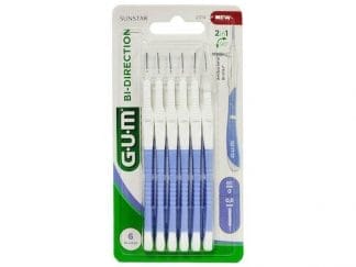GUM 2014 Bi-Direction Μεσοδόντια Bουρτσάκια 0,6mm 6 Τεμάχια