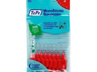 TEPE Μεσοδόντια Βουρτσάκια 0.5mm Κόκκινο 8 Τεμάχια