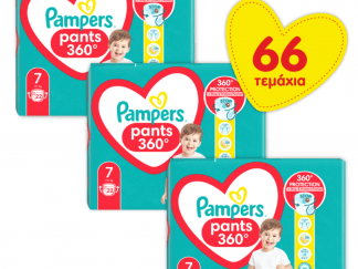 Πάνες Pampers Pants Economy Jumbo Pack Νο7 (17+kg) 66τεμ (3*22τμχ)