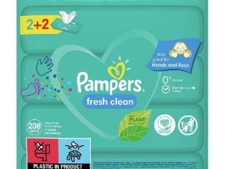 PAMPERS Fresh Clean Μωρομάντηλα 208 Τεμάχια