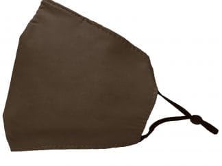 Classic C Mask Υφασμάτινη Ρυθμιζόμενη Μάσκα Πολλαπλών Χρήσεων 1 Τεμάχιο - Καφέ