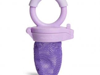Munchkin Fresh Food Feeder 6m+ Purple 11087 Πιπίλα Ταΐσματος με Προστατευτικό Δίχτυ σε Μωβ Χρώμα 1 Τεμάχιο