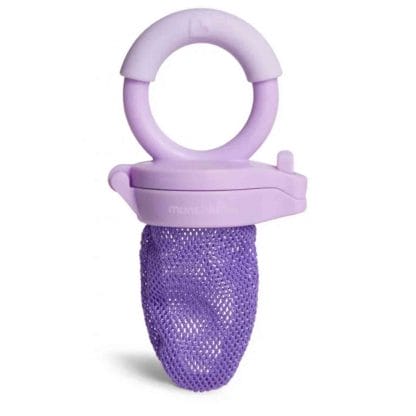 Munchkin Fresh Food Feeder 6m+ Purple 11087 Πιπίλα Ταΐσματος με Προστατευτικό Δίχτυ σε Μωβ Χρώμα 1 Τεμάχιο
