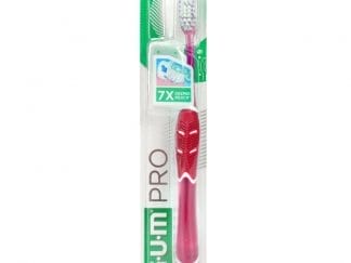 Gum Pro Soft Toothbrush Φούξια Μαλακή Χειροκίνητη Οδοντόβουρτσα για Βαθύ Καθαρισμό & Αφαίρεση της Πλάκας 1 Τεμάχιο, Κωδ 525