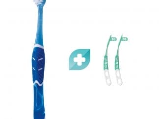 Gum Promo Sunstar Pro Medium Soft Μπλε 1 Τεμάχιο, Κωδ 525 & Δώρο Soft Picks Medium 2 Τεμάχια