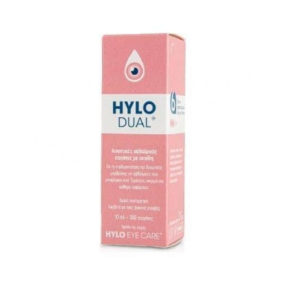 URSAFARM Hylo Dual Λιπαντικές Οφθαλμικές Σταγόνες Ιδανικές Για Ξηρότητα Κνησμό 10ml (300 σταγόνες)