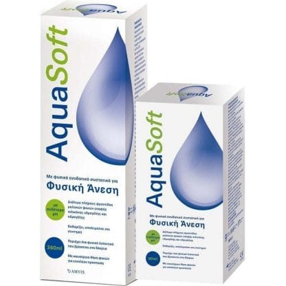 Amvis AquaSoft Moisture Comfort Πλήρες Διάλυμα Φακών Επαφής 360ml + Δώρο 60ml 