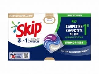 Skip Κάψουλες Πλυντηρίου Ρούχων Spring Fresh 38 τμχ