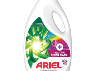 Ariel Υγρό Πλυντηρίου Ρούχων Extra Fiber Care 43μεζ.