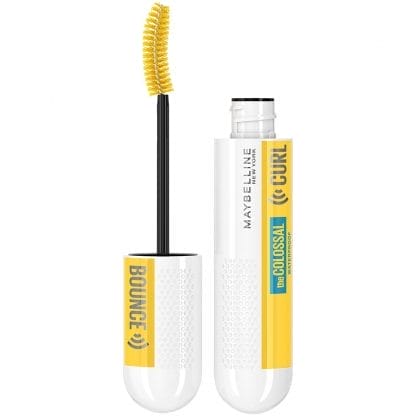 Maybelline The Colossal Curl Bounce Mascara για Μοναδικό Όγκο & Γύρισμα στις Βλεφαρίδες 01Very Black 10ml