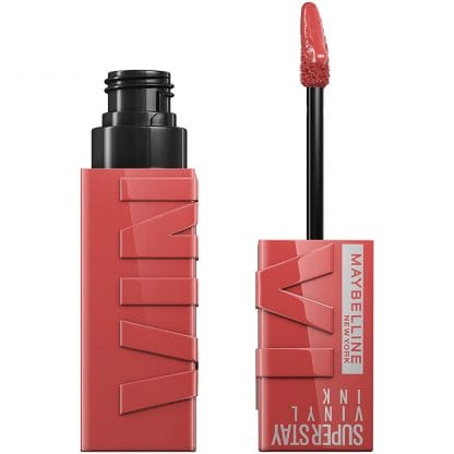 Maybelline Superstay Vinyl Ink Υγρό Κραγιόν με Vinyl Τελείωμα για Χείλη με Έντονο Χρώμα & Διάρκεια 1 Τεμάχιο - 15. Peachy