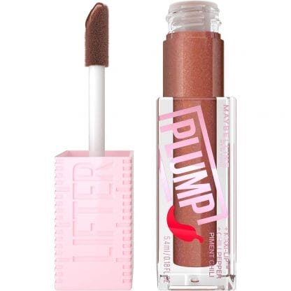 Maybelline Lifter Plump Gloss with Chili Pepper Ενυδατικό Lip Gloss με Τσίλι για Σαρκώδη Χείλη 5.4ml  - 007 Cocoa Zing