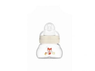 MAM Γυάλινο Μπιμπερό Feel Good Forest Με Θηλή Σιλικόνης 0m+ 90ml