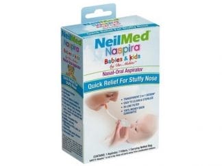 NEILMED Naspira Babies & Kids Ρινικός Αποφρακτήρας 1 Τεμάχιο και 7 Ανταλλακτικά Φίλτρα για Βρέφη και Παιδιά