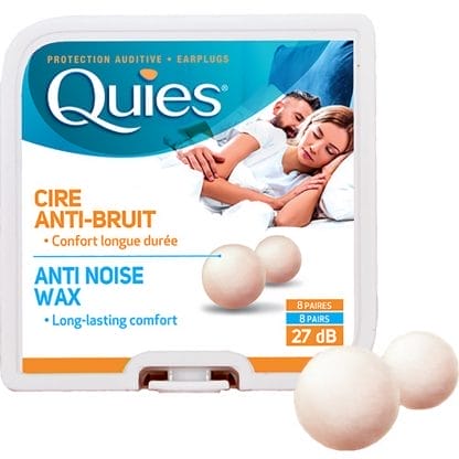 PharmaQ Quies Anti Noise Wax Ωτοασπίδες από Κερί 8 Ζευγάρια
