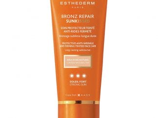 Insitut Esthederm Paris Bronz Repair Sunkissed Face Cream Αντιρυτιδική Κρέμα με Αντηλιακή Προστασία & Χρυσαφένιο Χρώμα 50ml