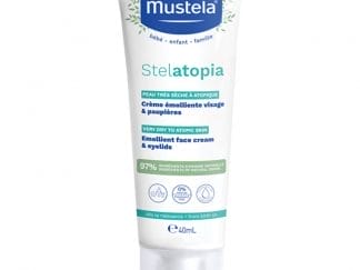 Mustela Stelatopia Emollient Face Cream Tube Μαλακτική Κρέμα Προσώπου 40ml
