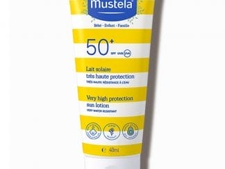 Mustela Bebe Very High Protection Sun Lotion Spf50+ Αντηλιακό Γαλάκτωμα Προσώπου & Σώματος Πολύ Υψηλής Προστασίας για Όλη την Οικογένεια 40ml