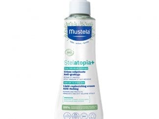 Mustela Stelatopia+ Lipid-Replenishing Cream Anti-Itching Μαλακτική Κρέμα Σώματος Κατά του Κνησμού για Εξαιρετικά Ξηρό, Ατοπικό Δέρμα με Αντλία 300ml
