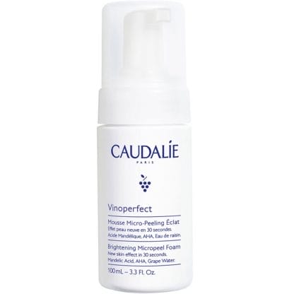 Caudalie Vinoperfect Brightening Micropeel Απολεπιστικός Αφρός Καθαρισμού Προσώπου με AHA 100ml