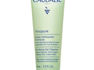 Caudalie Vinopure Purifying Cleanser Gel Καθαρισμού Προσώπου με Φυσικό Σαλικυλικό Οξύ & 6 Καθαριστικά Αιθέρια Έλαια για Λιπαρές Επιδερμίδες με Τάση Ακμής Travel Size 75ml