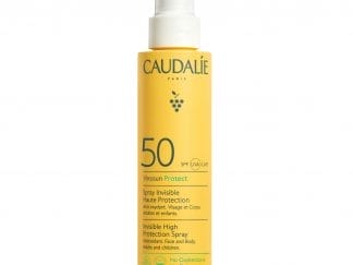 Caudalie Vinosun Protect Invisible High Protection Spray Spf50 Λεπτόρρευστη Αντηλιακή Κρέμα Προσώπου, Σώματος Υψηλής Προστασίας για Όλη την Οικογένεια 150ml