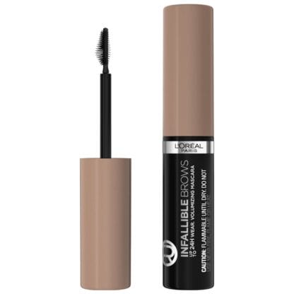 L'Oreal Paris Infaillible Volumizing 24H Wear Brow Mascara Μάσκαρα Φρυδιών για Φυσικό Αποτέλεσμα 4.4ml - Light Brunette
