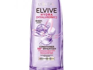 L'Oreal Paris Elvive Hydra Hyaluronic Conditioner Ενυδατική Μαλακτική Κρέμα με Υαλουρονικό Οξύ για Αφυδατωμένα Μαλλιά 300ml