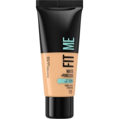 Maybelline Fit Me Matte + Poreless Foundation Makeup που Ταυτίζεται Τέλεια με την Επιδερμίδα 30ml - 128 Warm Nude