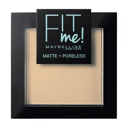 Maybelline Fit Me Matte + Poreless Pressed Powder Πούδρα για Φυσική και Ταυτόχρονα Ματ Κάλυψη 8.2gr - 220 Natural Beige