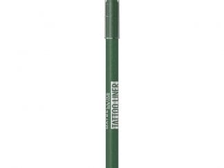 Maybelline Tatoo Liner Sharpenable Gel Pencil Αδιάβροχο Μολύβι Ματιών με Υφή Τζελ & Έντονο Χρώμα που Διαρκεί 1 Τεμάχιο - 817 Hunter Green