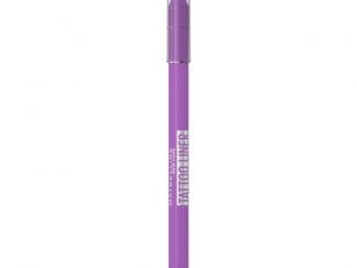 Maybelline Tatoo Liner Sharpenable Gel Pencil Αδιάβροχο Μολύβι Ματιών με Υφή Τζελ & Έντονο Χρώμα που Διαρκεί 1 Τεμάχιο - 801 Purple Pop