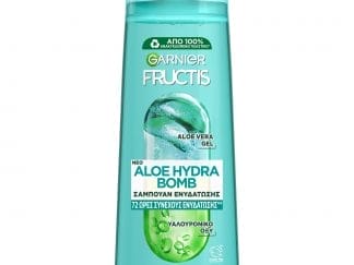 Garnier Fructis Aloe Hydra Bomb Shampoo Δυναμωτικό Σαμπουάν με Αλόη για Ενυδάτωση των Μαλλιών 400ml