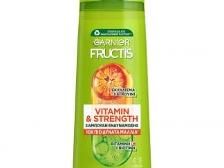 Garnier Fructis Vitamin & Strength Shampoo Σαμπουάν Ενδυνάμωσης για Αδύναμα Μαλλιά που Σπάνε με Τάση Τριχόπτωσης 400ml